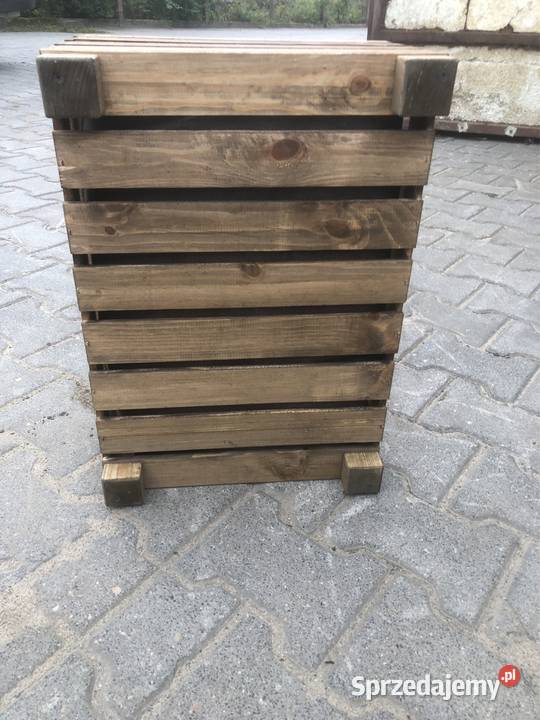 Drewniane legowisko psakota z poduszką handmade Poznań sprzedam