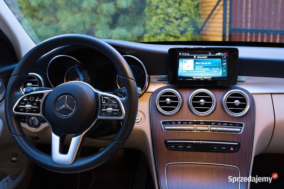 Mercedes C 200 salon bezwypadkowy perfekcyjny mazowieckie Michałów-Grabina