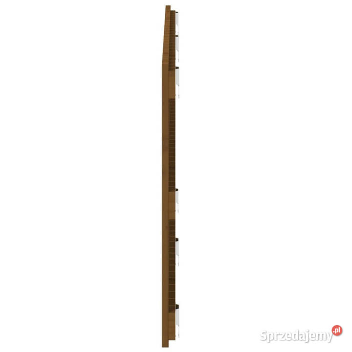 Wezgłowie łóżka miodowy brąz 147x3x60 lite Warszawa