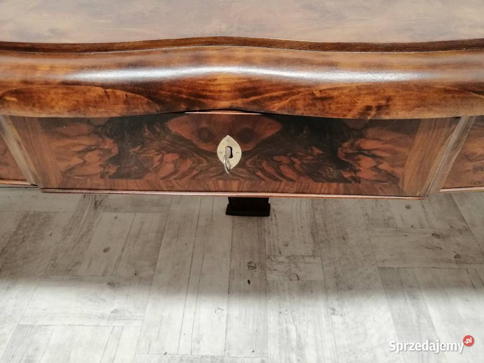 biurko art deco stare do biura orzech duże Biurka łódzkie Radomsko sprzedam