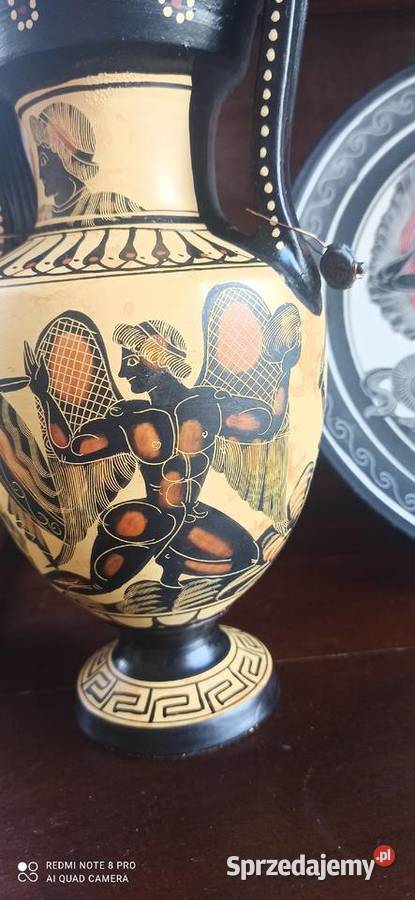 Patera Dekoracja grecka ręcznie zdobiona Replika pomorskie sprzedam