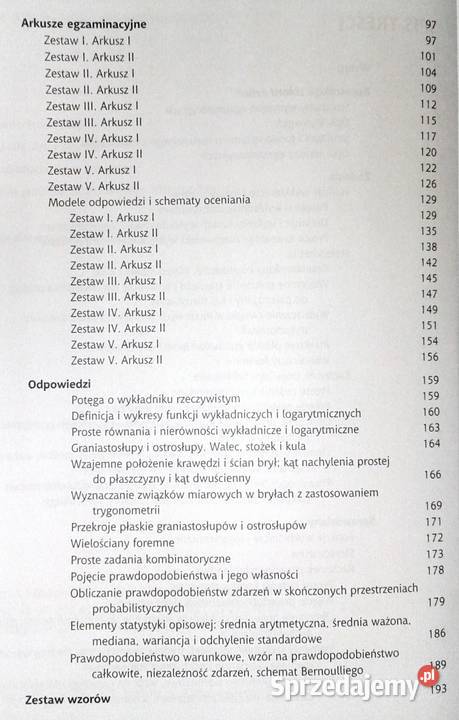 Matematyka Cz 2 Matura 2005 J Człapiński J Uss sprzedam