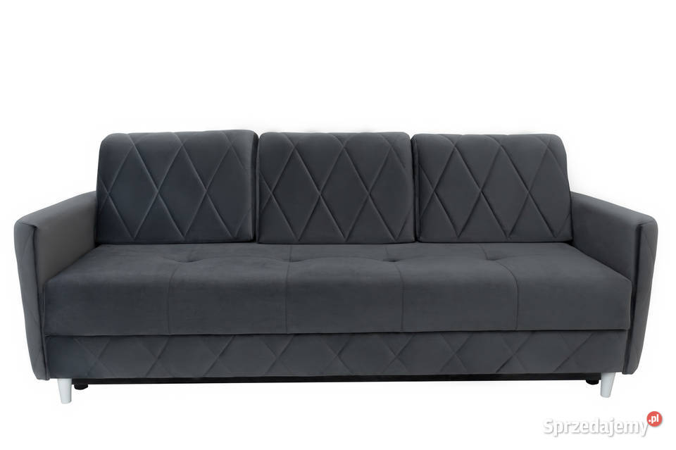 Kanapa Tapicerowana Czarna USZAK Sofy i kanapy Tarnów