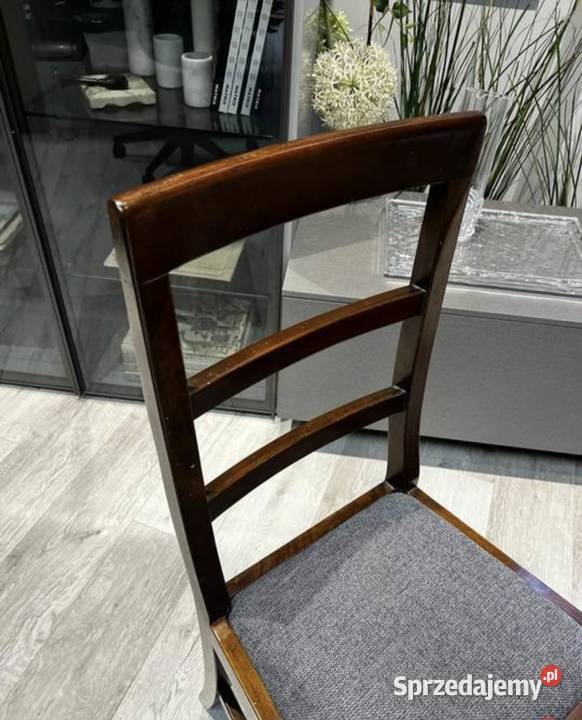 Krzesła włoskie Arca zestaw 4 z 8orzech 48cm lubelskie