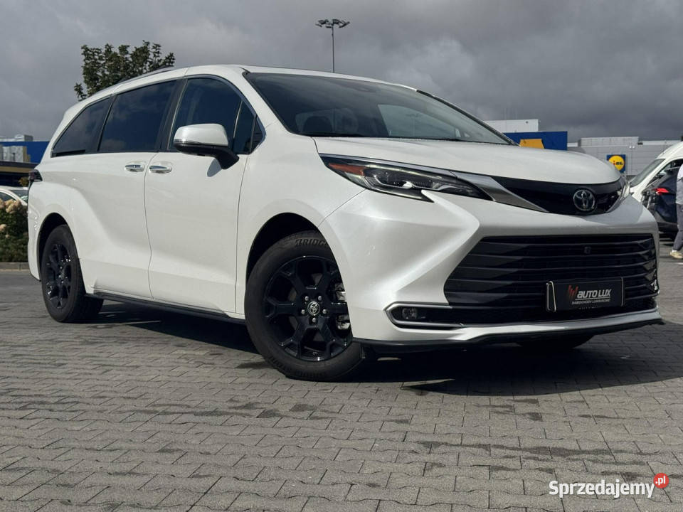 Toyota Sienna Platinium AWD Hybrid Najbogatsze elektryczne lusterka Sienna Warszawa sprzedam