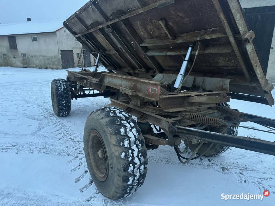 przyczepa wywrotka rama hl 8011 zarejestrowana Dworzysko