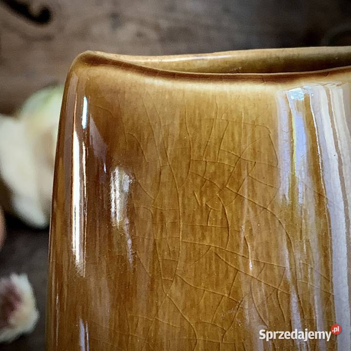 Wazon W116 Mirostowice A Sadulski lata 60te Porcelana i szkło Myszków