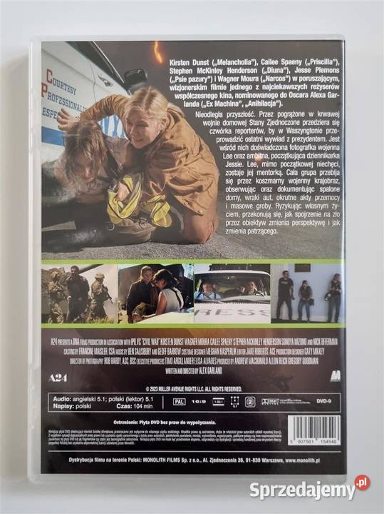 Film Płyta DVD Coś w Wodzie Civil War Filmy Sosnowiec