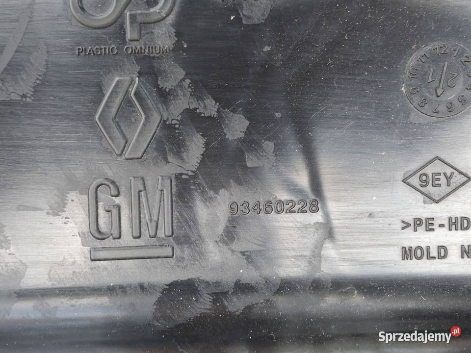 RENAULT TRAFIC III VIVARO TALENTO ZBIORNIK Bieleń