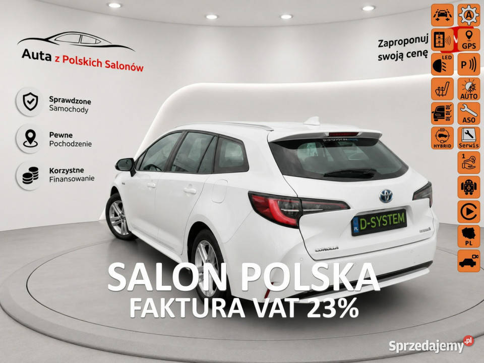 Toyota Corolla 21 Salon Polska 18 HYBRID 1wł z asystent pasa ruchu