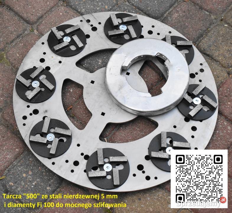 Szlifowanie tarcza 500 z diamentami fi 100 do wielkopolskie sprzedam