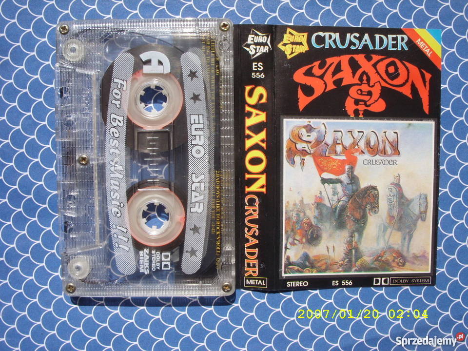 Rock kaseta SAXON CRUSADER kaseta sprzedam