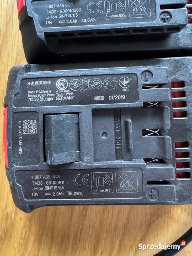 Akumulatory 2 Ah 18V Bosch professional 2 Dąbie