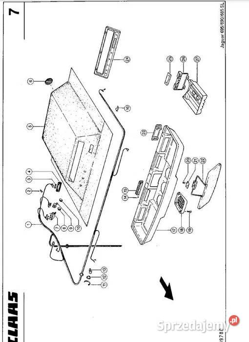 Katalog części Claas JAGUAR 695 690 685 SL j Zduńska Wola
