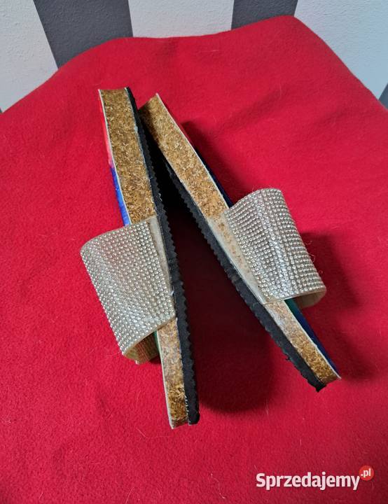 Kolorowe damskie klapki rozmiar 41 małopolskie Czchów