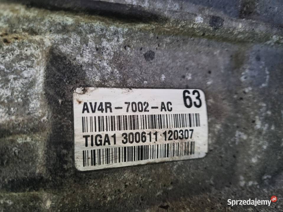 SKRZYNIA BIEGÓW Ford Kuga MK1 20 TDCI AV4R7002AC Chełm