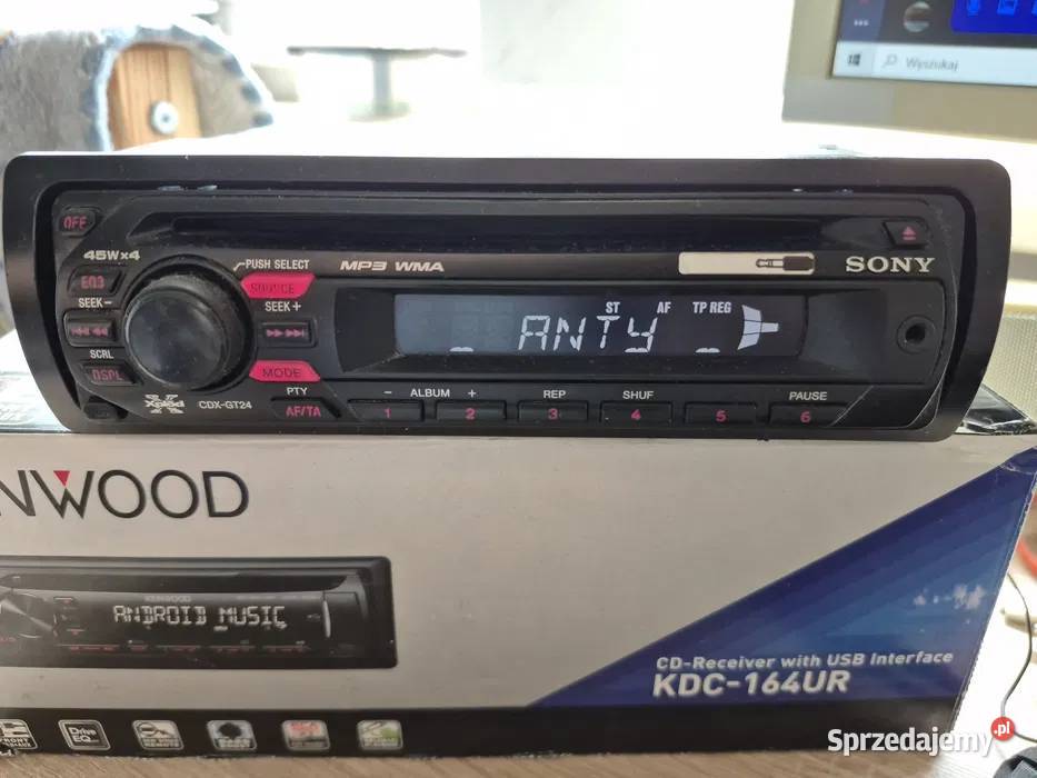 Sony CDX gt24 AUX RADIO SAMOCHODOWE Łódź sprzedam