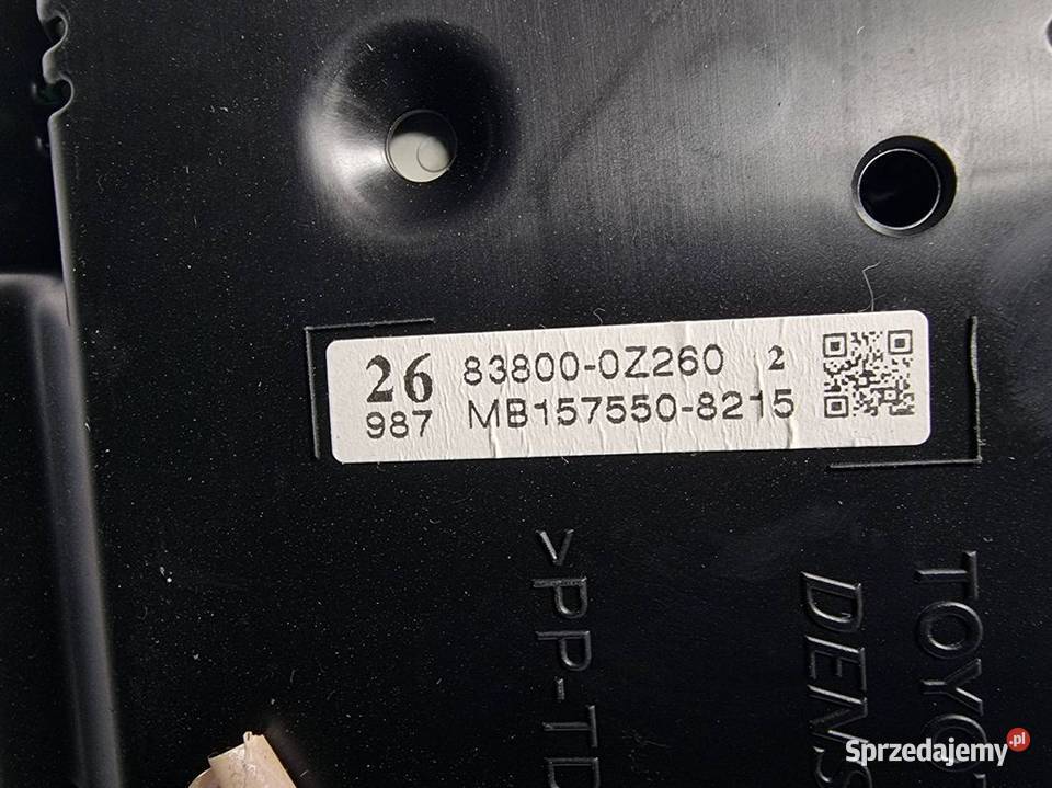 LICZNIK ZEGAR TOYOTA AURIS II 838000Z260 kujawsko-pomorskie