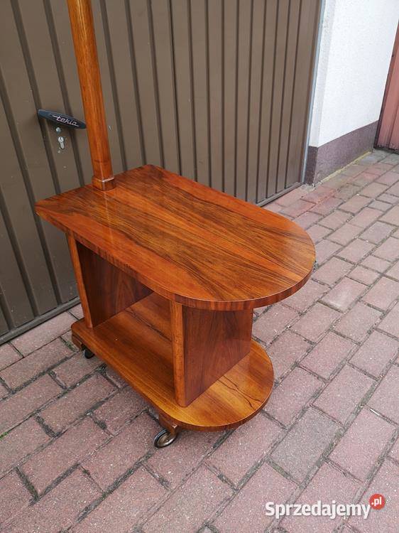 Lampa Stojąca Art Deco Renowacji Orzech Stara Meble Swarzędz