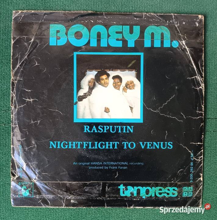 Boney M Tonpress Rasputin nightfly to venus Zbylitowska Góra