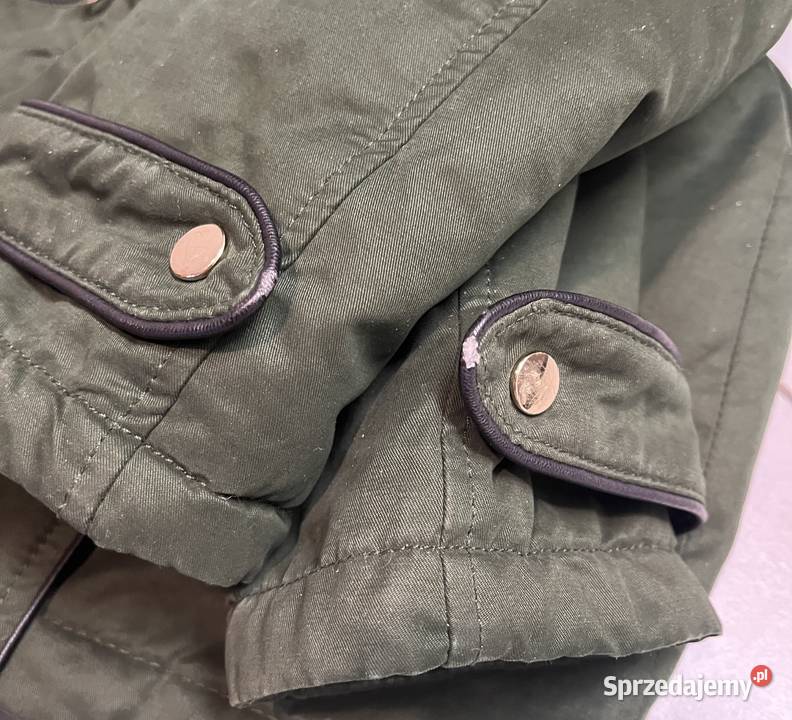 Kurtka zimowa parka M ZARA Bez wzoru Lubin sprzedam