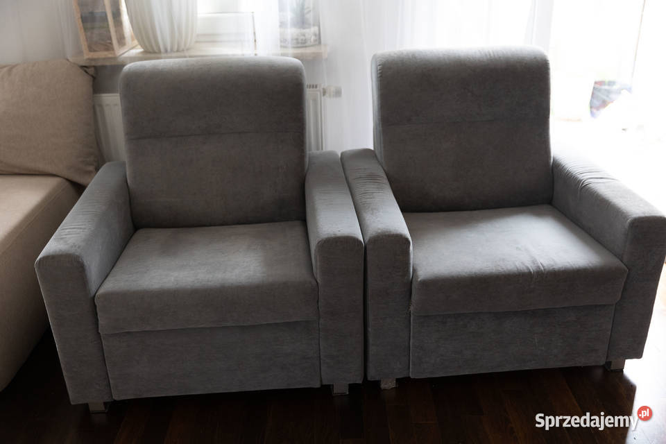 Sofę i dwa fotele komplet wypoczynkowy 182cm Sofy i kanapy Warszawa