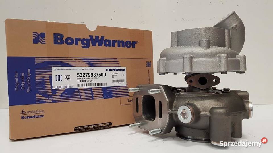 Nowa turbosprężarka BorgWarner KKK 53279987500 Turbosprężarki mazowieckie Siedlce