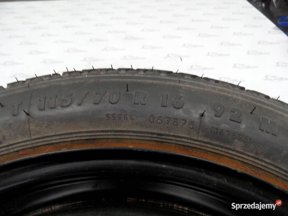OPEL VECTRA C koło dojazdowe 1157016 92M 5x110 Koła