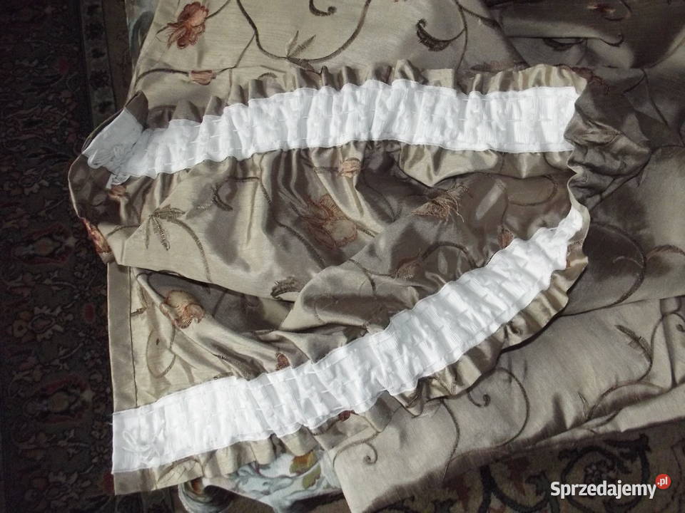 Zasłony tafta haftowana 2 x 140250 Zasłony Piekary Śląskie