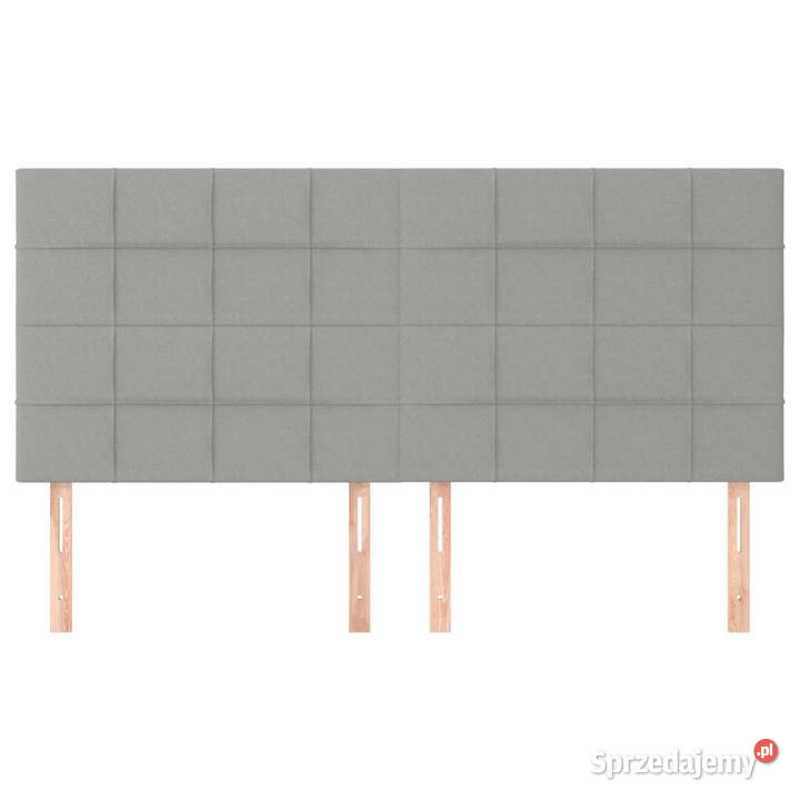 Zagłówki do łóżka 4 jasnoszary 80x5x7888 tkanina Warszawa sprzedam