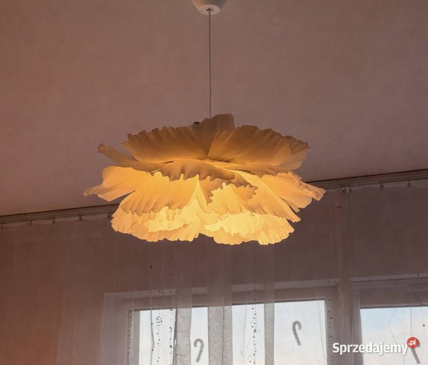 Lampa wykonana z włoskiego krepu Rozmiar 5555 Pruszcz Gdański