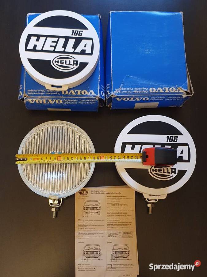 Halogeny HELLA chrom 180 mm Lampy przeciwmgielne Brwinów