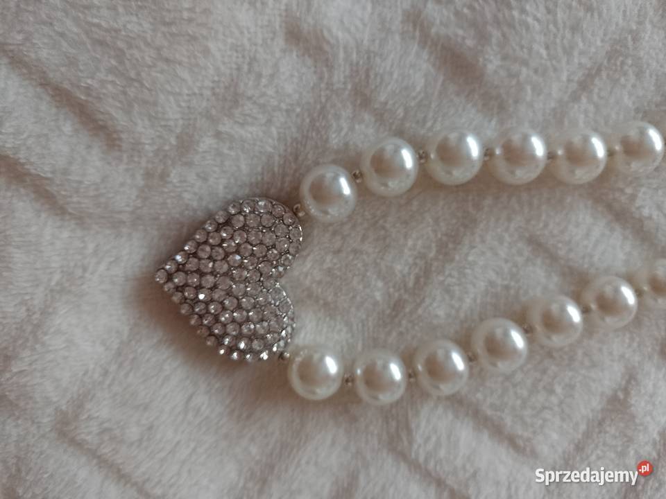 ASOS Korale z bogato zdobioną zawieszką serce Kraków sprzedam