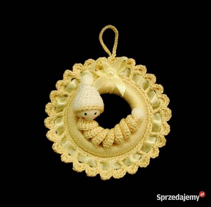 Zawieszka ozdoba szydełkowa na choinkę 10 Z177 Kluczbork