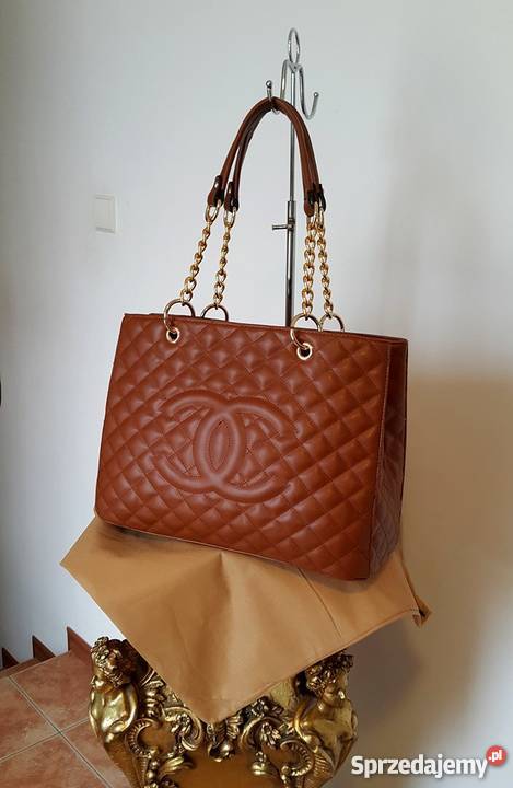 TOREBKA CHANEL ŁAŃCUSZKI PIKOWANA CC CHANELKA A4 Bydgoszcz