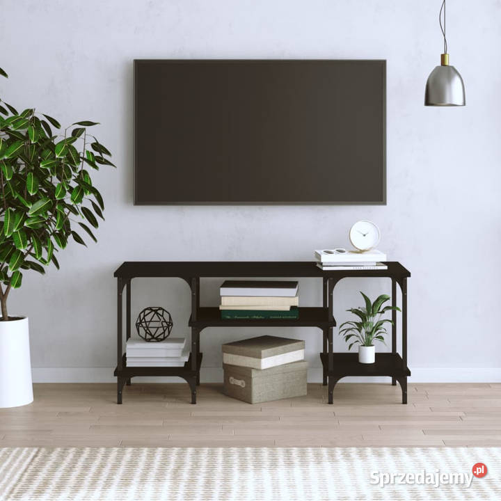 Szafka pod TV czarna 102x35x455 materiał RTV mazowieckie Warszawa