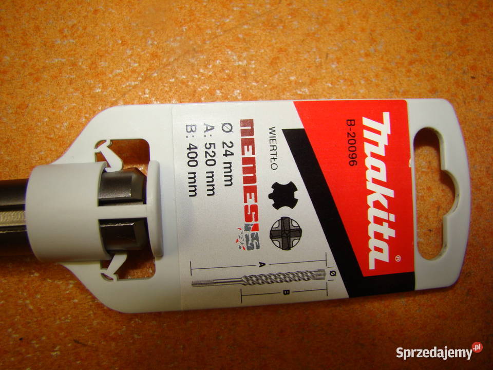 Wiertło SDS MAKITA fi 24 mm 400 x 520 mm Ref Osprzęt do elektronarzędzi Bielsko-Biała sprzedam