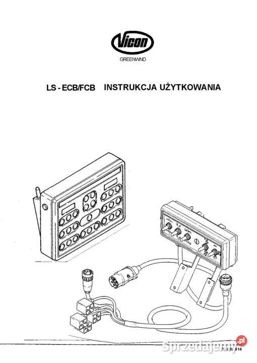 Vicon 16011901 RV 157 187 Instrukcja katalog Szamotuły sprzedam