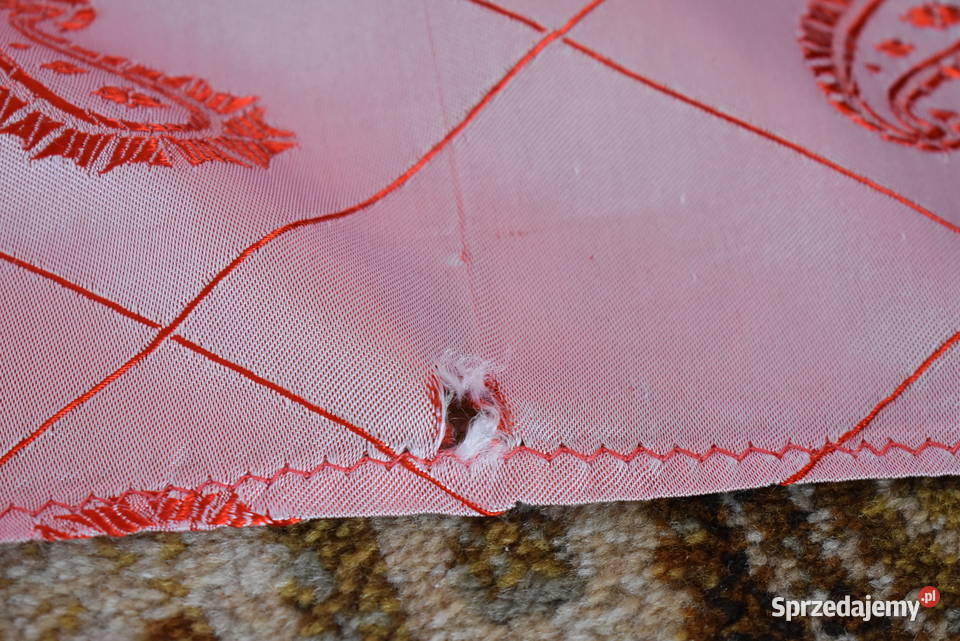 Tkanina dekoracyjna vintage PRL Warszawa