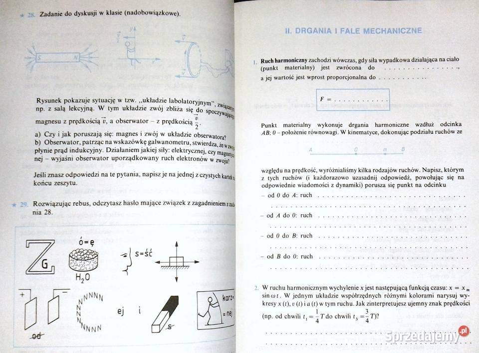 Fizyka 3 Zeszyt ćwiczeń Jadwiga Sachal lubelskie Chełm