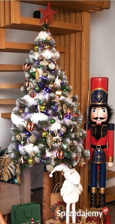 Choinka sztuczna na pniu diamentowa 220 Konin sprzedam