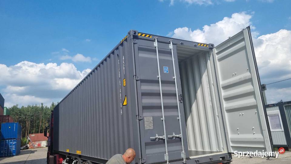Uszkodzony kontener morski magazynowy 40HC Magazynowanie Warszawa