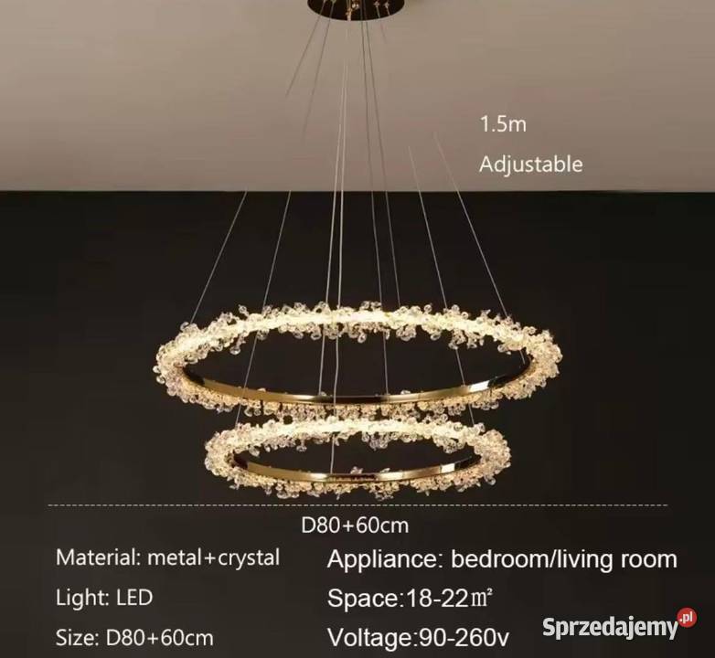 Ekskluzywny żyrandol Lampy wiszące sprzedam