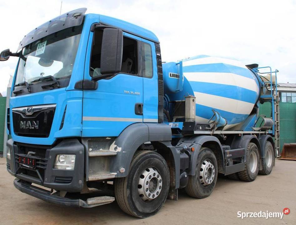 Betoniarka Liebherr 4 osiowy 8X4 MAN TGX Warszawa