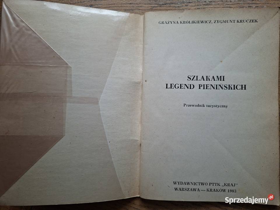 Szlakami legend pienińskichG Królikiewicz Z Mapy i przewodniki