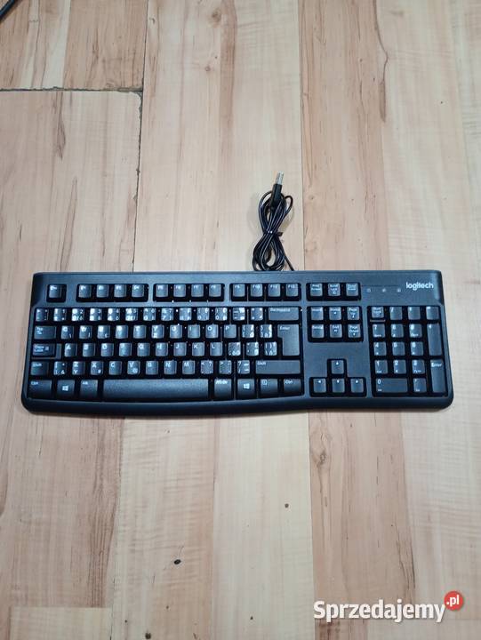 klawiatura Logitech MK120 kabel USB czarna nowa zachodniopomorskie Szczecin sprzedam