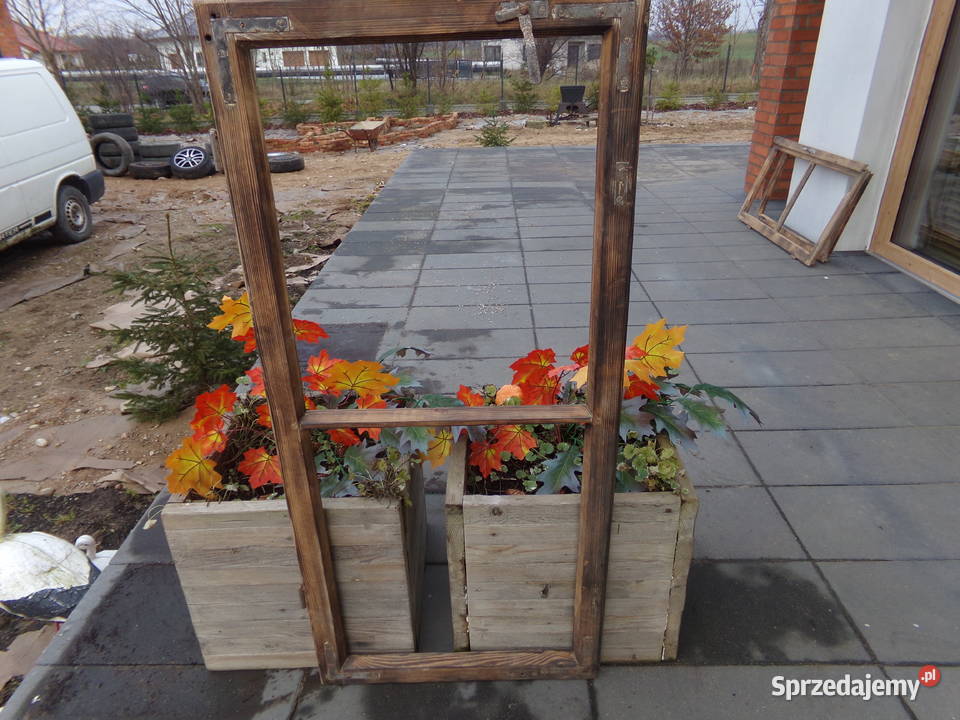 Stare okno rama okienna retro loft lustro Ełk sprzedam