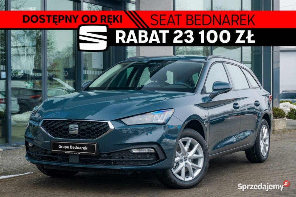 Seat Leon Sportstourer Style 20 TDI 115 Dostępny pełny VAT łódzkie Łódź