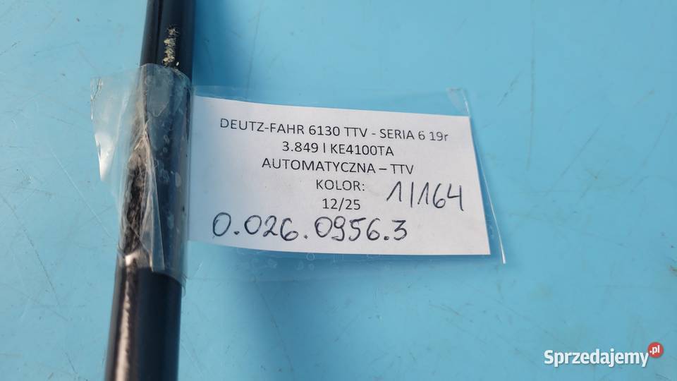 DEUTZFAHR 6130 TTV PRZEWÓD RURA UKŁADU HAMOWANIA