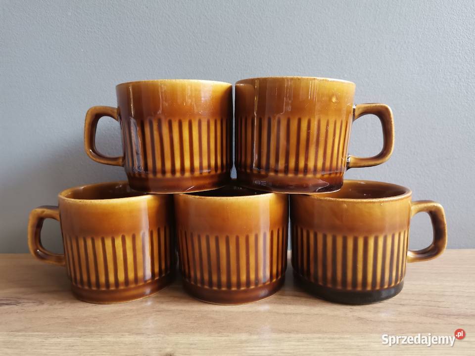 Stare nieużywane filiżanki Kera Vitral 5 sztuk Siemianowice Śląskie sprzedam